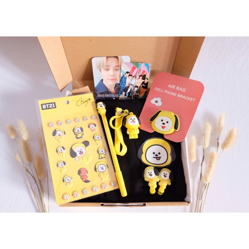 GIFT SET BOX BT21 BTS - CHIMMY (BACA DESKRIPSI)