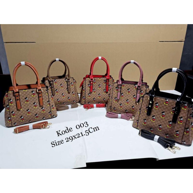 Tas murah Tas wanita tas unik Fashion TOTE BAG GUCCI MICKEY 003 SHOULDER BAG MURAH IMPORT SALE
