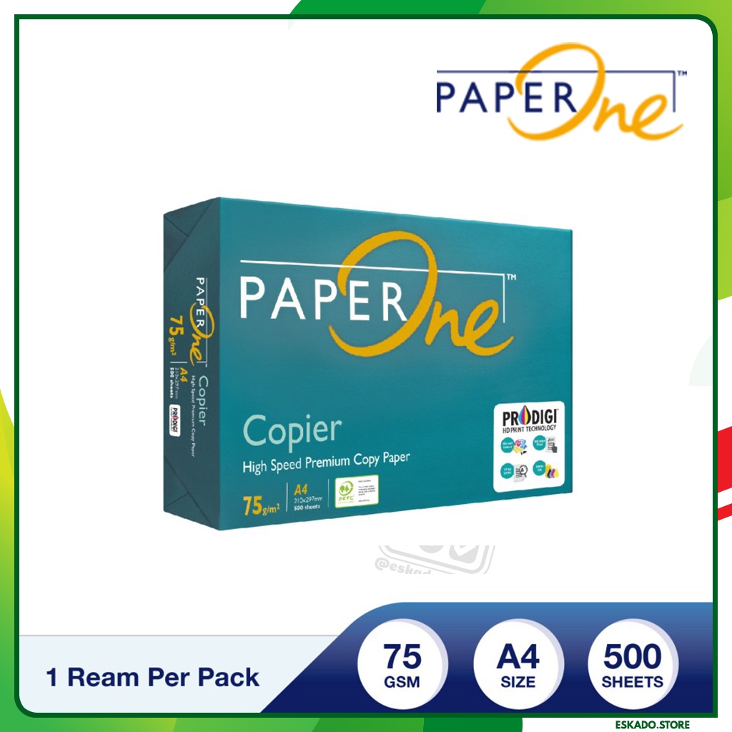 

Kertas HVS Paperone 75 gr A4 (1 Ream = 500 Lembar)