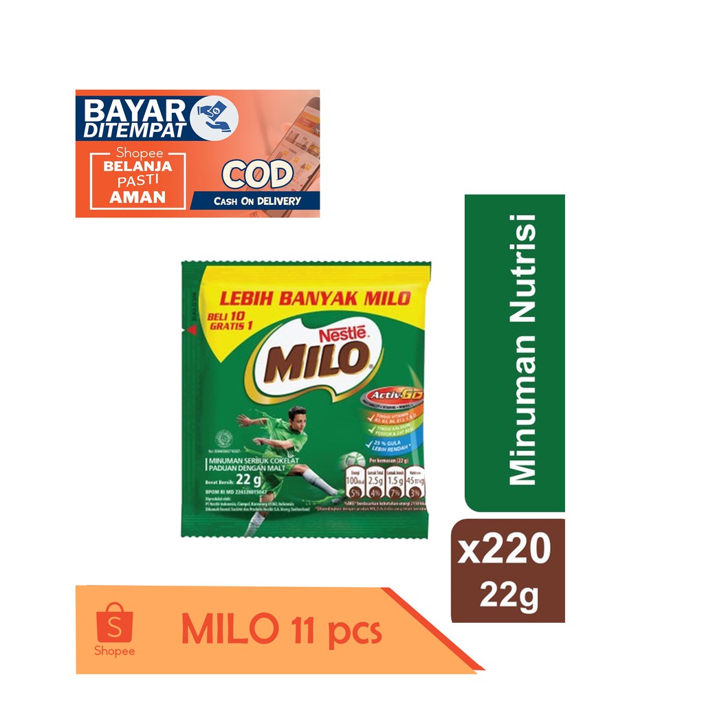 

Milo Active-GO 22g /11PCS/ Renceng