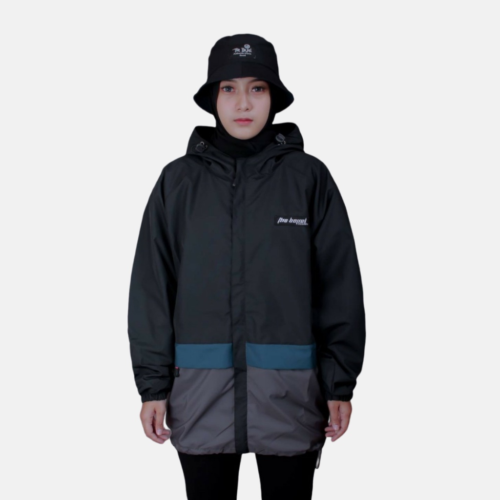 RADEN Jaket Parasut Taslan Outdoor Raglan 3D ANTI AIR - JAKET HAIKING WATERPROOF UNISEX-RG07