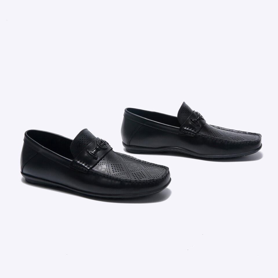 SEPATU PANSUS EVERBEST PRIA ORIGINAL LOAFER KULIT BRANDED HITAM EM71