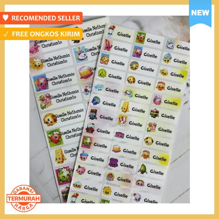 

Label Nama / Nama / Tempelan Nama / Sticker Nama 5 - Pengikat & Perekat - Stiker