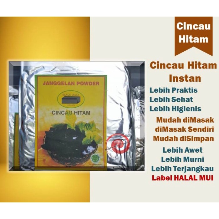 

Cincau Hitam, Janggelan Cincau Hitam kemasan 5000 gram