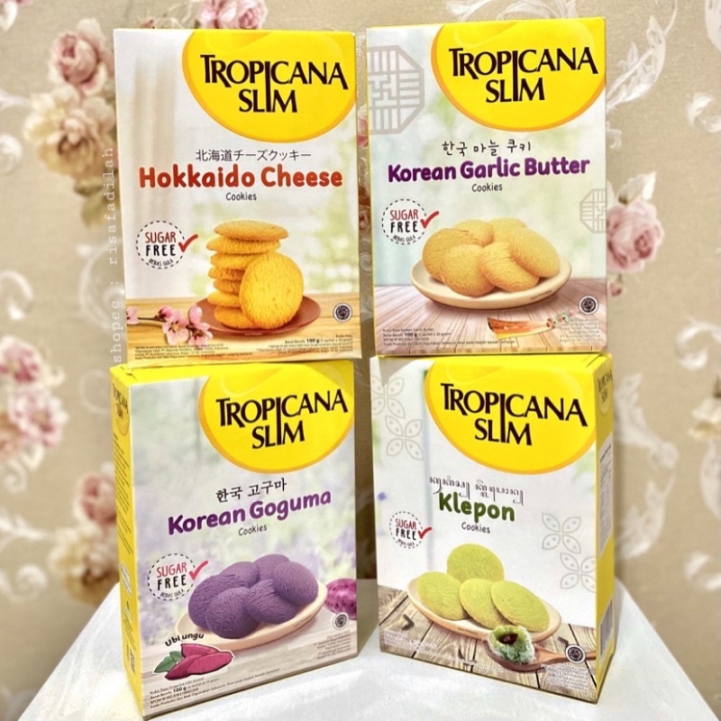 Jual Tropicana Slim Cookies Klepon Hokkaido Cheese Korean Garlic Butter Korean Goguma