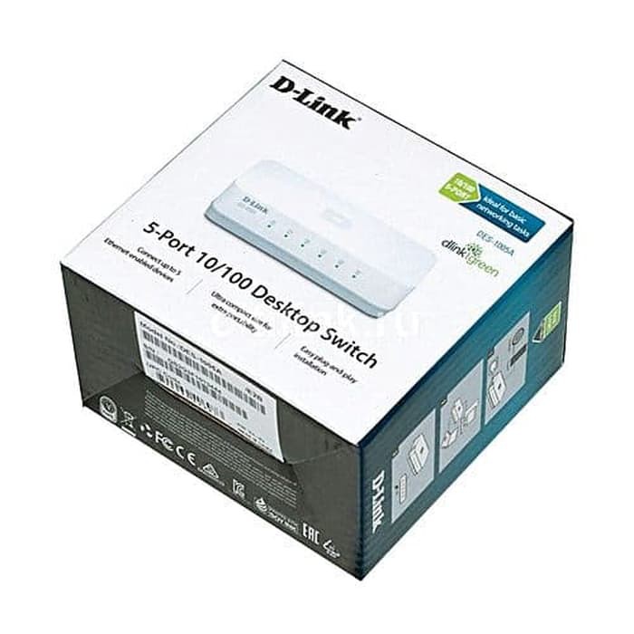 D-Link DGS-1005C 5 Port GIGABYTE Unmanaged Switch