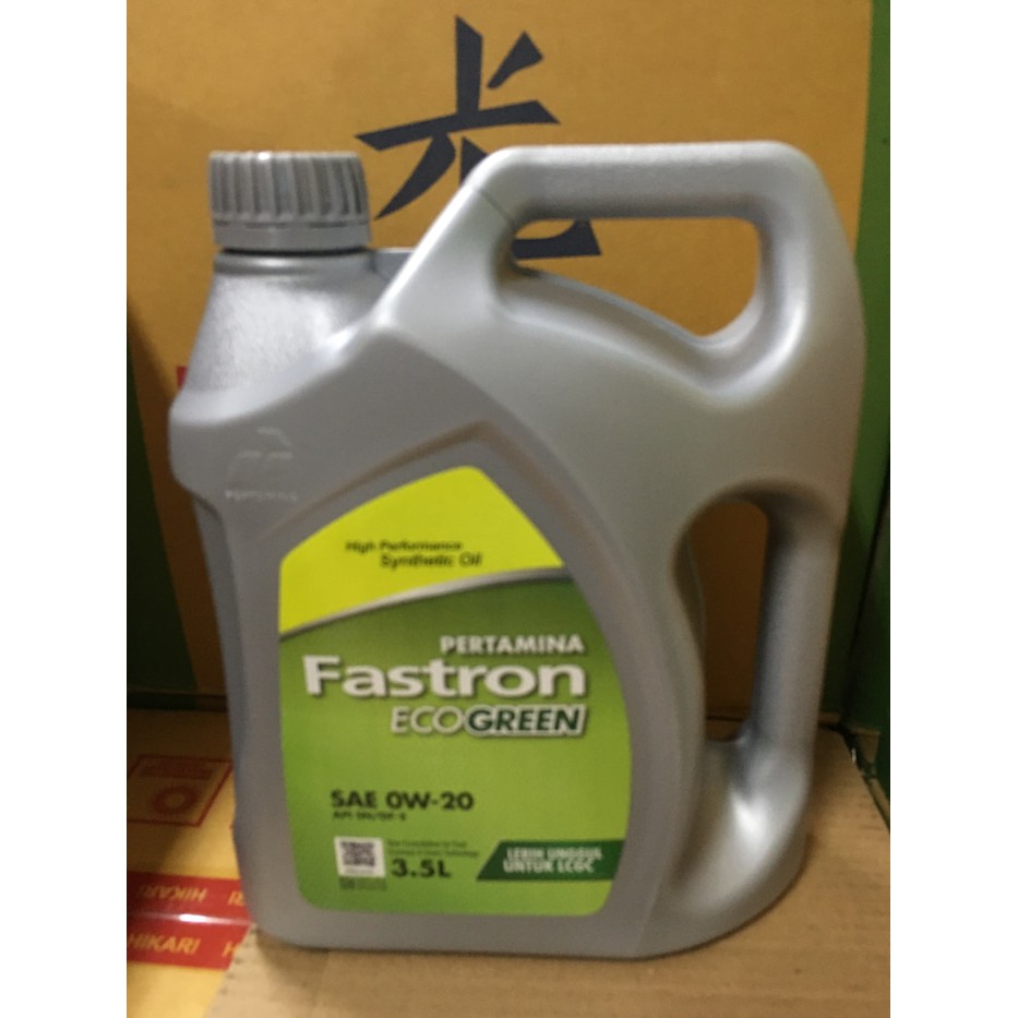 Oli mesin Fastron ECO LCGC 0W/20 - 3,5 liter