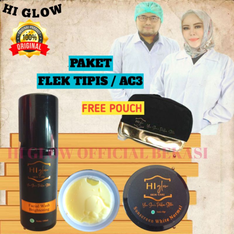 Paket Flek - Flek Tipis ( AC3 ) Hi Glow Skin Care Original