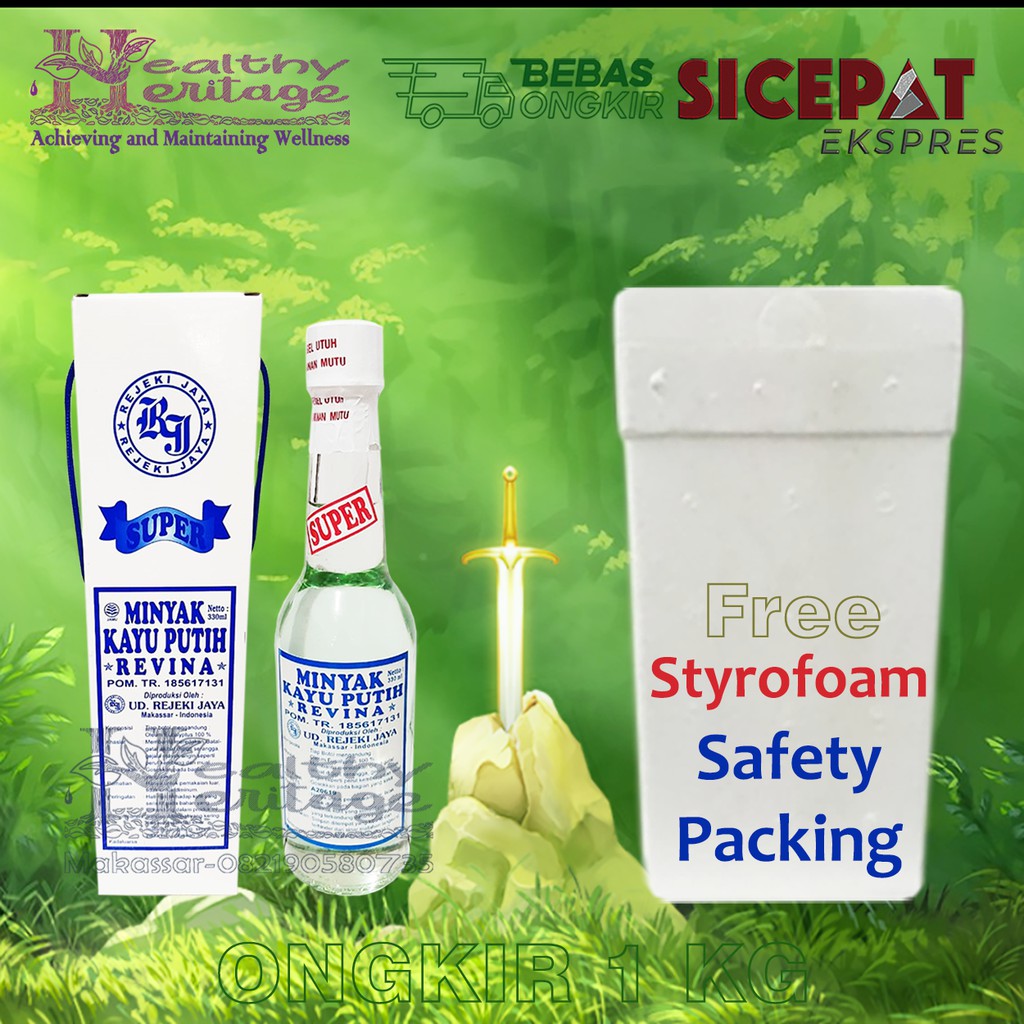 Minyak Kayu Putih Revina Rejeki Jaya SUPER @ 330 ml