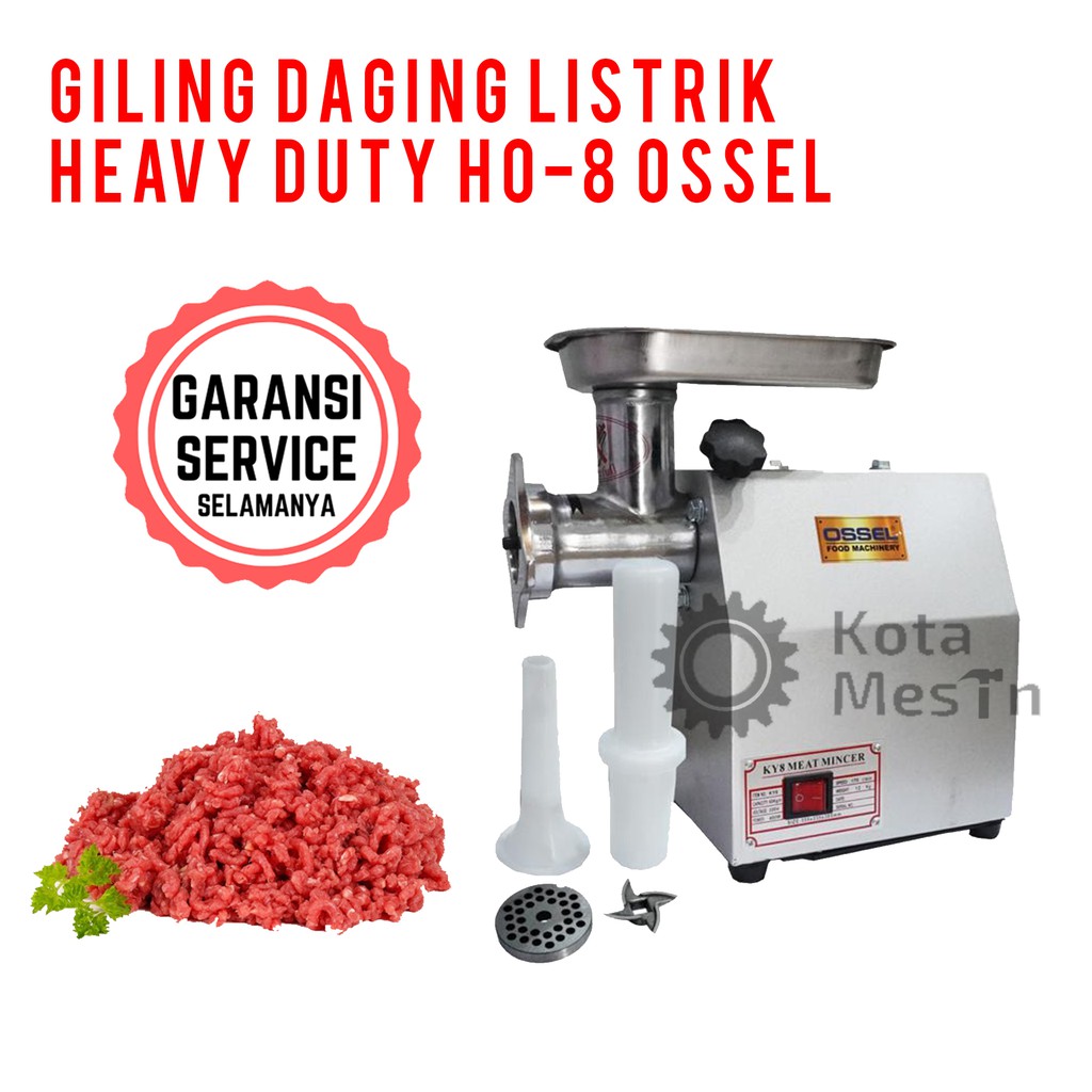 MESIN GILING DAGING  LISTRIK HO-8 HEAVY DUTY OSSEL