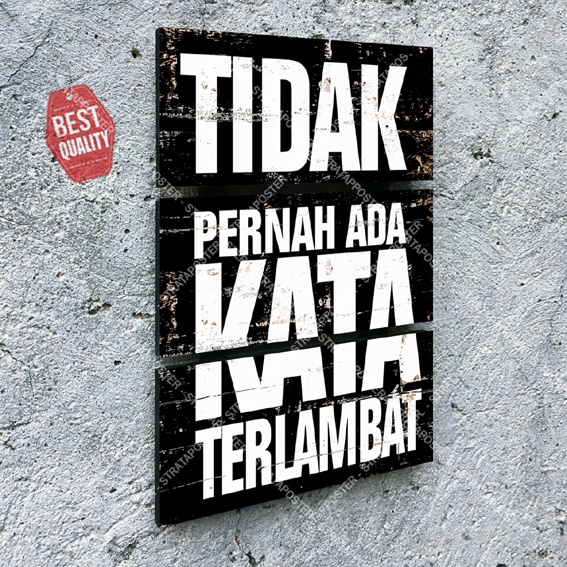 Poster Motivasi Dekorasi Hiasan dinding Pajangan Poster dinding 091906STR