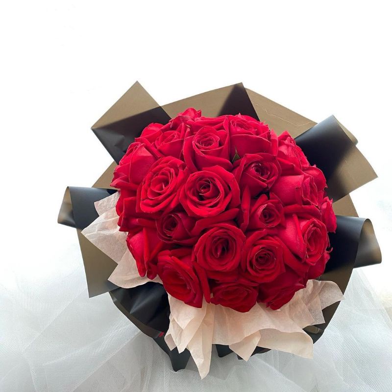 Buket Bunga Mawar | Bucket Bunga | Bunga Lamaran | Buket Lamaran | Mawar Merah | lb-04