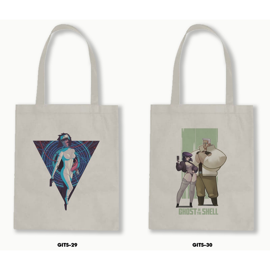 TOTE BAG BLACU - GHOST IN THE SHELL 02