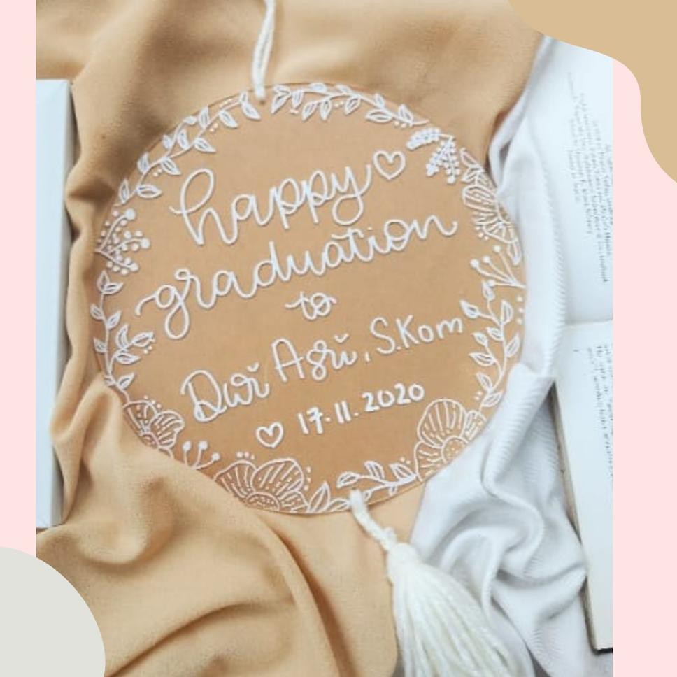 

Produk R3ady5 [SUDAH TERMASUK BOX] Kado Unik Acrylic Lettering ROUND HANGING untuk kado wisuda/ultah