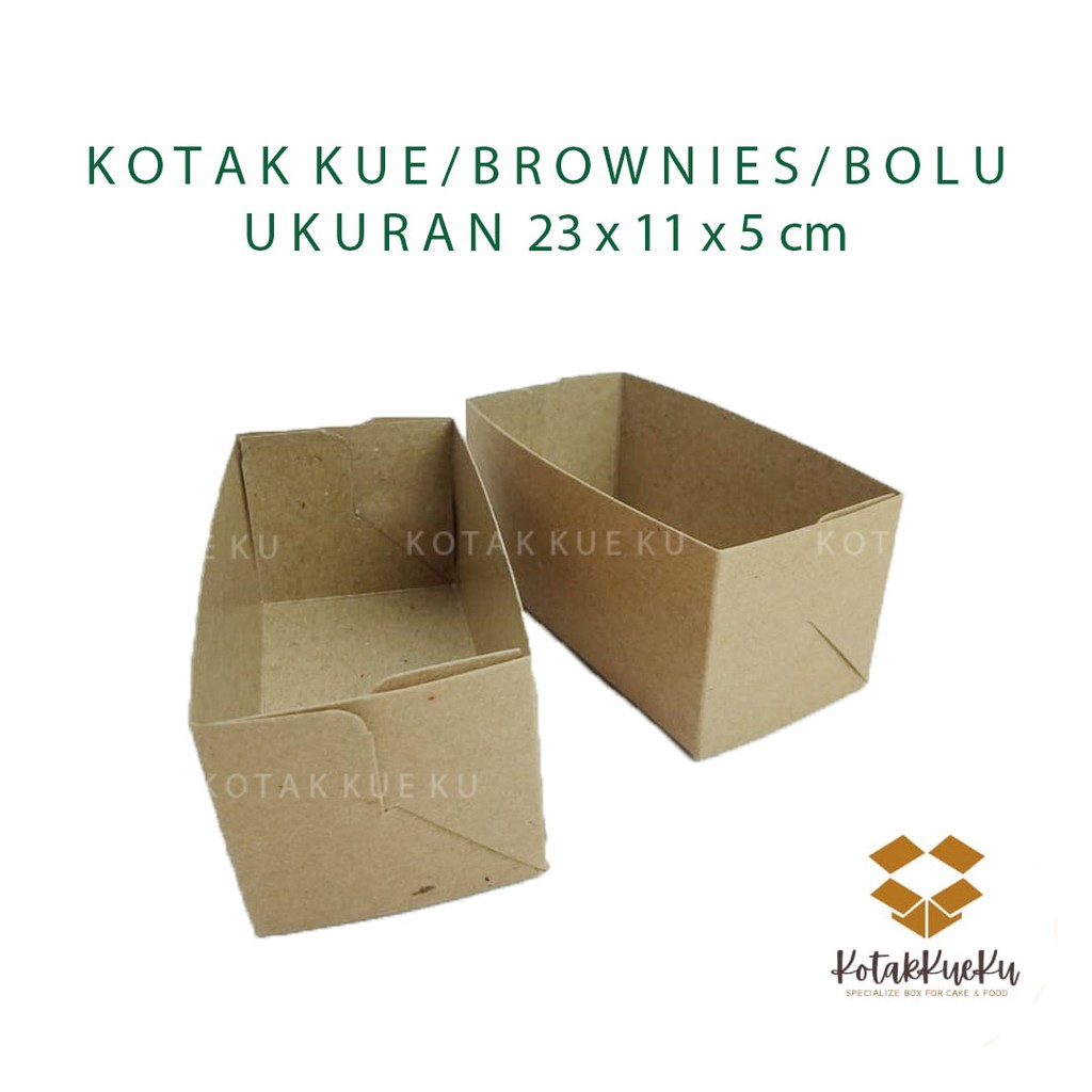 

[50PCS] Kotak Dus Roti Bakar | Kraft Coklat