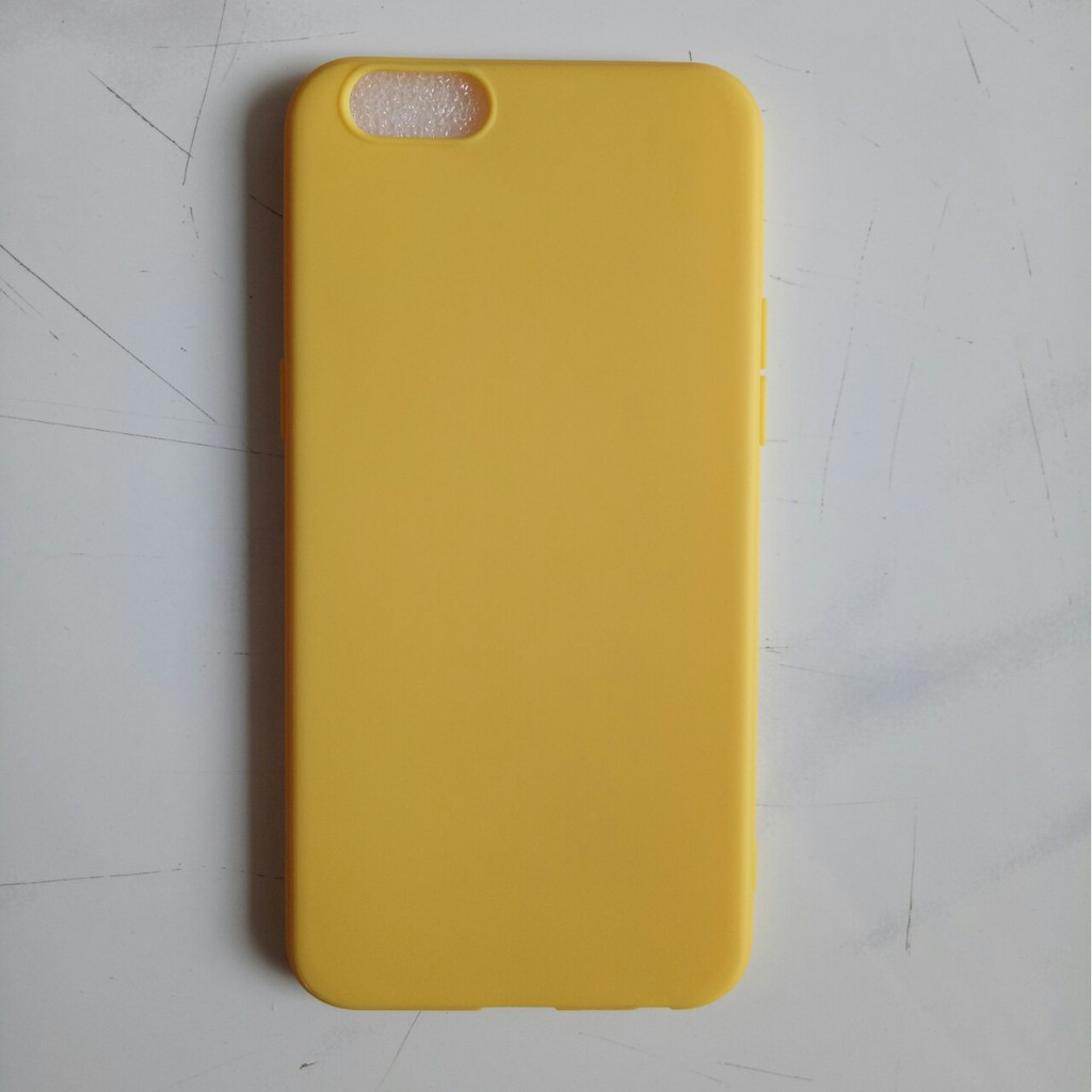 Casing Soft Case Oppo A39 A57 Yellow Kuning Silicon