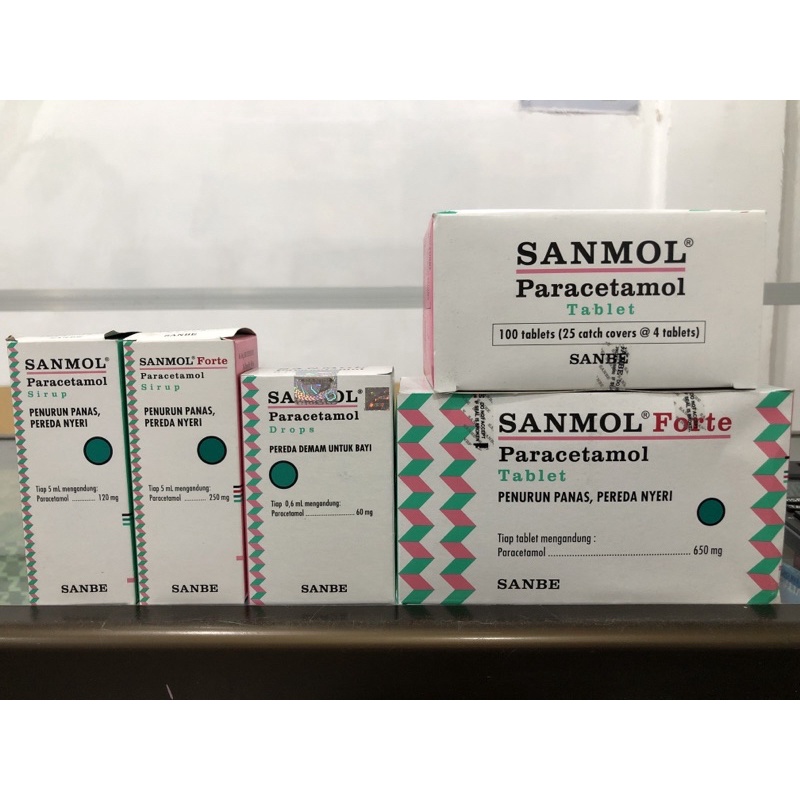 Sanmol Sirup | Sanmol Drop  | Sanmol Forte Sirup Demam Anak dan Bayi
