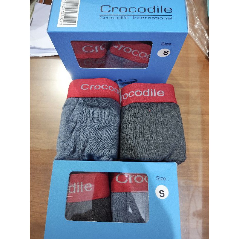 CELANA DALAM PRIA CROCODILE 263  BAGUS 1 PACK ISI 2 PCS / CD PRIA CROCODILE 521 263 ORIGINAL, KATUN