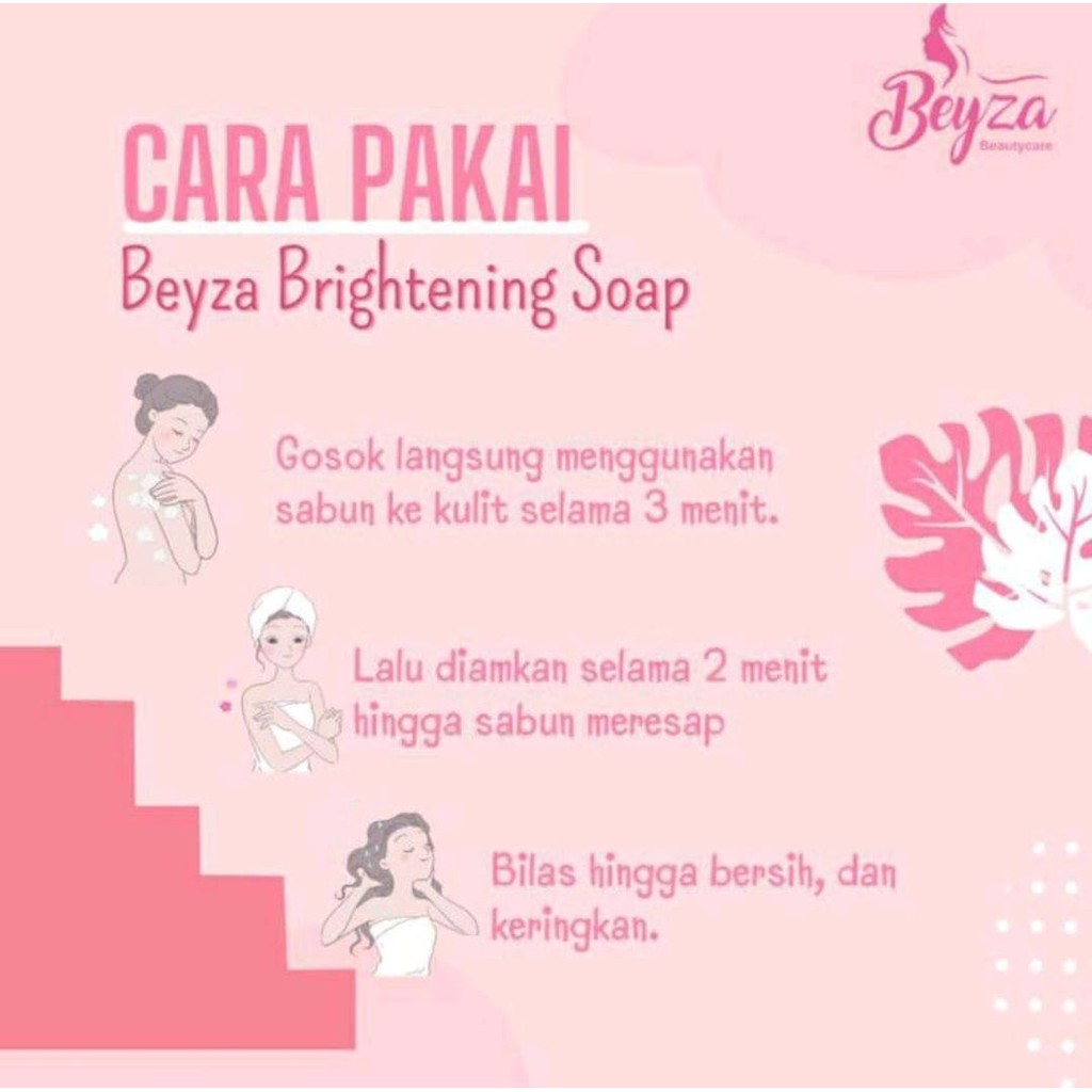 BEYZA WHITENING SOAP SABUN PEMUTIH BADAN BPOM