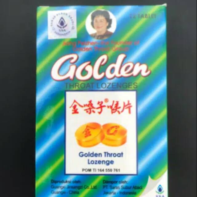 

Permen hisap tenggorokan golden throat