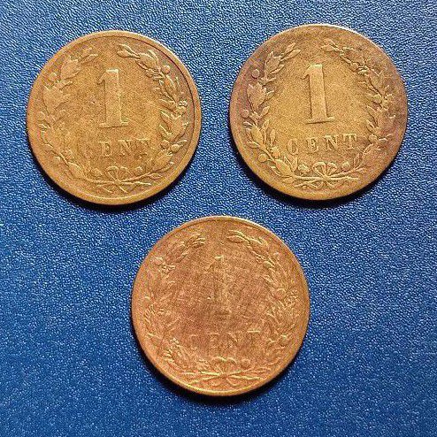 Koin Koleksi 1 Cent Belanda