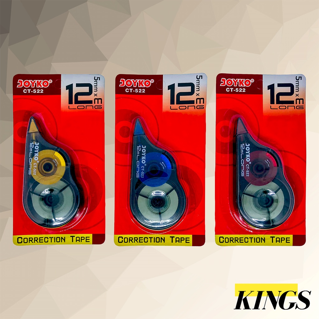 

Joyko Correction Tape / Pita Koreksi CT-522