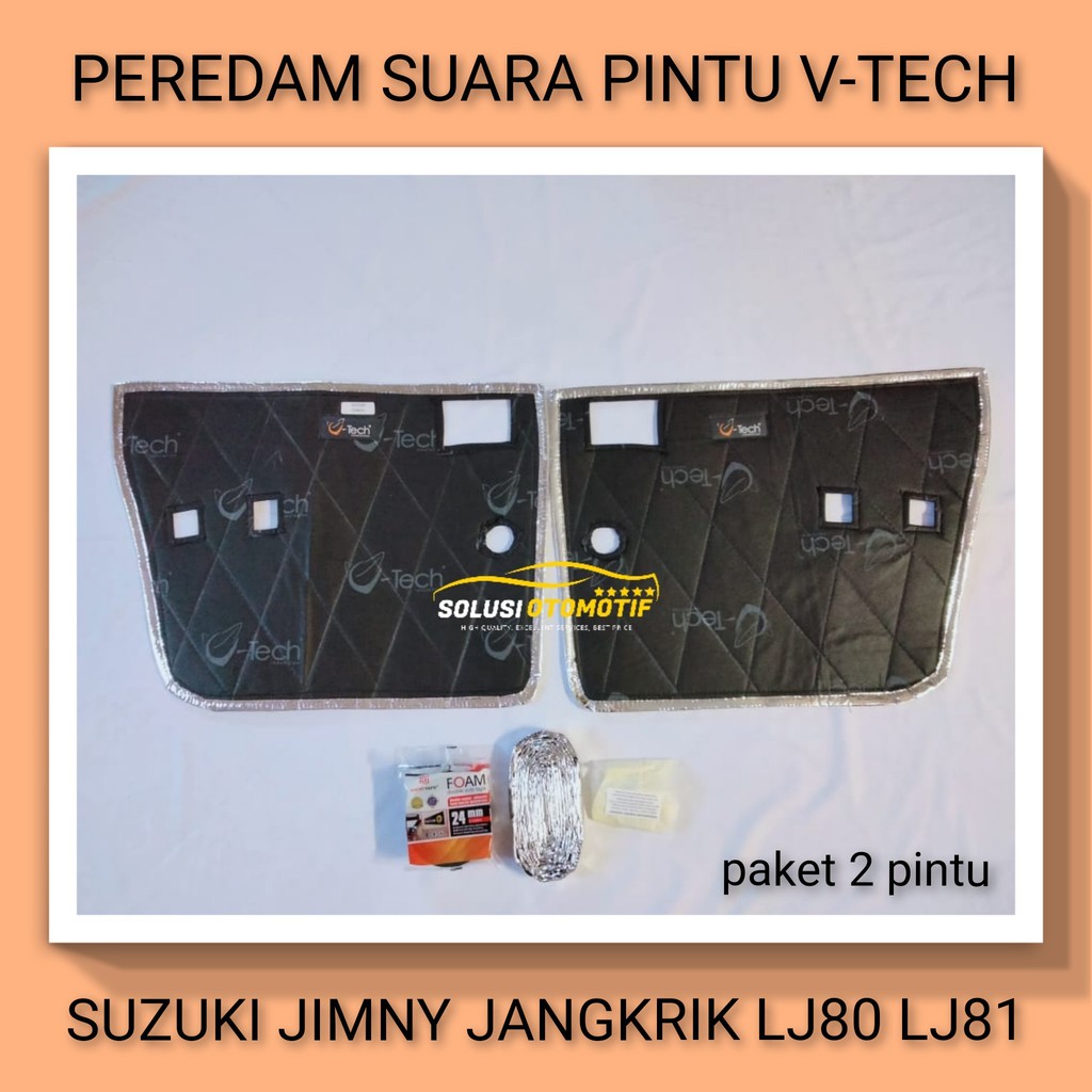 SUZUKI JIMNY Jangkrik LJ80 LJ81 Peredam Suara Pintu Aksesoris Mobil VTECH Ori
