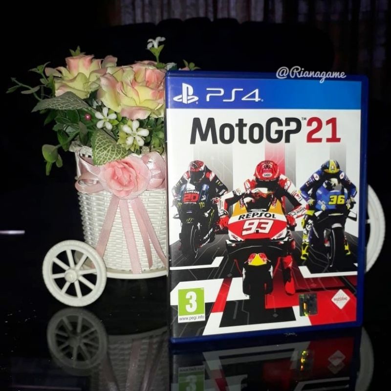 BD Kaset PS4 PS5 MotoGP 21 Moto GP Game CD PS 4 Bekas Second Original Balapan Motor