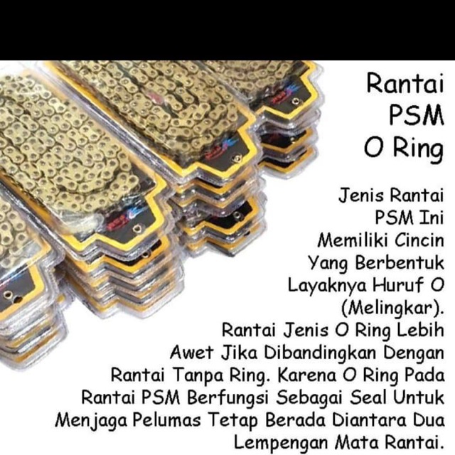 Rantai PSM O RING 428-130