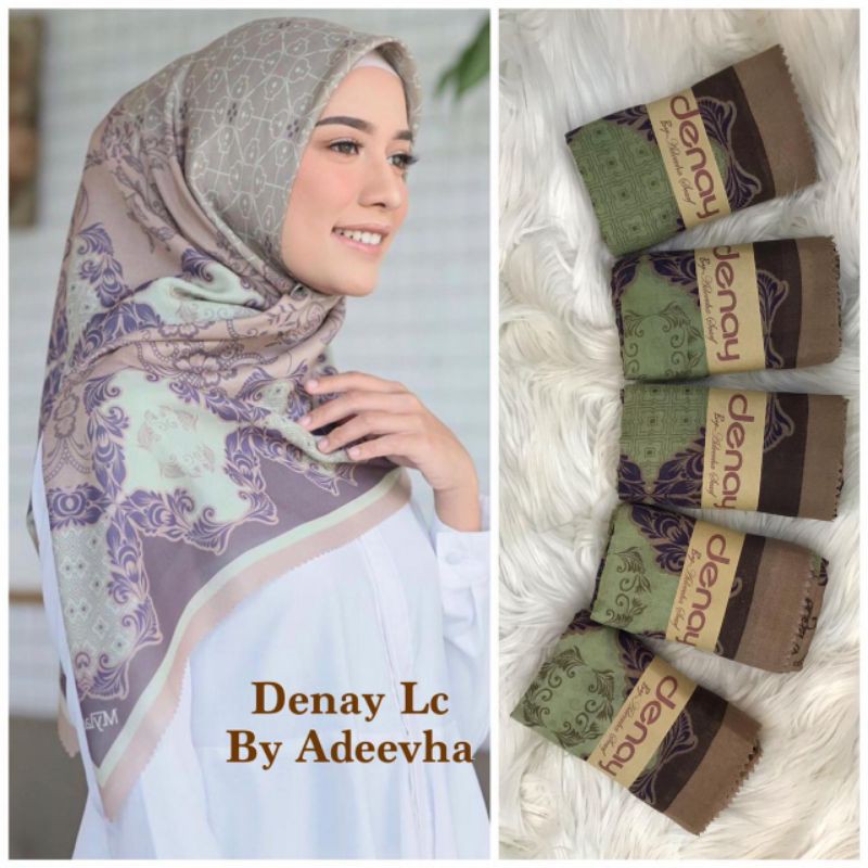 denay kw by adeevha / denay scarf/ voal motif / denay kw voal / denay kw LC