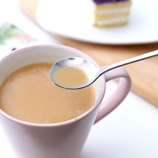 Sendok Makan Teh Korea Stainless Steel Bundar Runcing