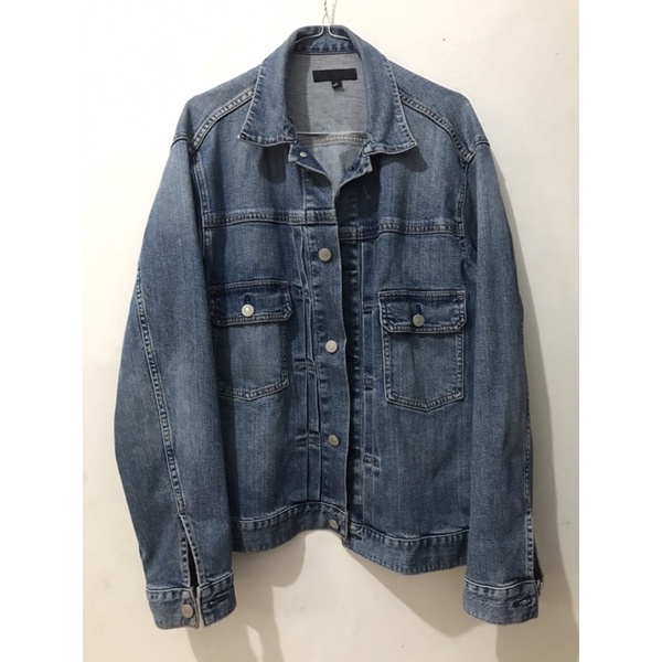 JAKET DENIM UNIQLO TYPE II - JAKET JEANS SECOND - SIZE M FIT L