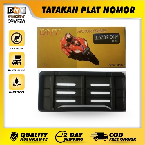 Tatakan Plat Nomor Motor DNY