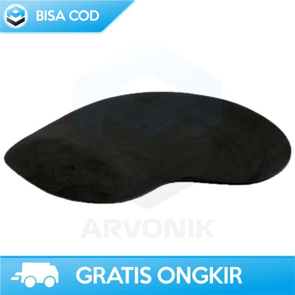 MOUSE PAD POLOS HITAM ULTRA SLIM ANTI SLIP BAHAN LYCRA GEL HALUS EMPUK