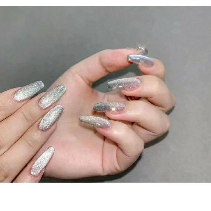✈ CRYSTAL MAGNETIC CAT EYE SATUAN NAIL GEL POLISH AS NISI BORN PRETTY ♨