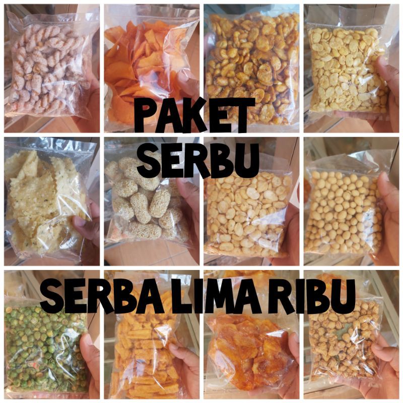 

[PROMO] Cemilan serba Goceng termurah enak dan gurih jajanan pasar