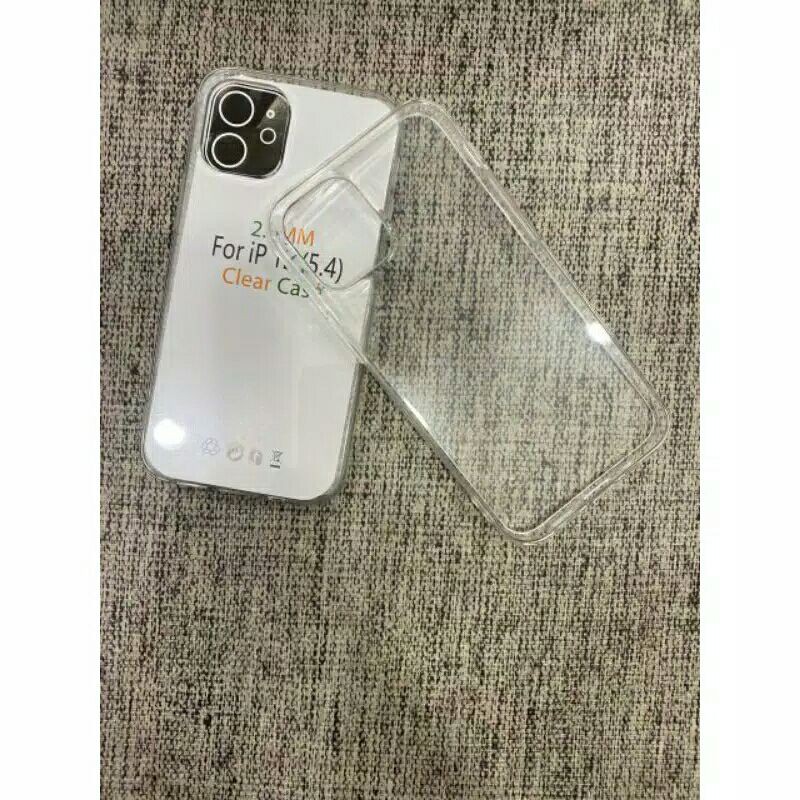 IPHONE 12 12 MINI CLEAR HD 2.0 SILIKON BENING TRANSPARAN BAHAN TEBAL ANTI JAMUR