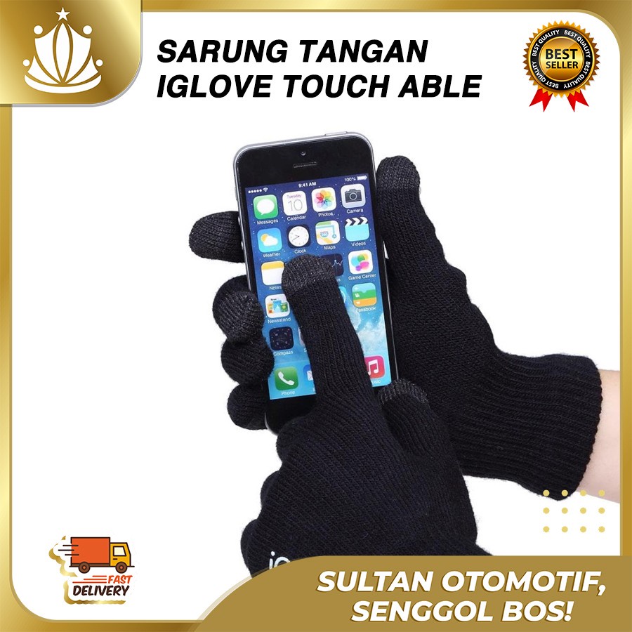 iGlove Touch Screen Smartphones Iphone Sarung Tangan Motor HP Android