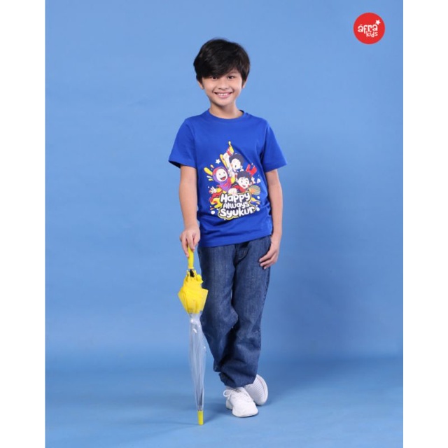 Kaos Couple Afrakids &quot;Syukur&quot; AF311 (Boy) &amp; AF312 (Girl) Size S-XXL