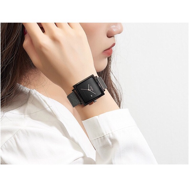JULIUS JA-1207 Jam Tangan Kotak Korea Original Calendar