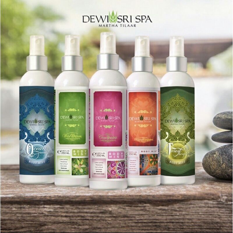 Dewi Sri Spa Body Mist 250ml