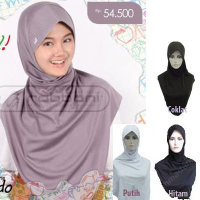 Jilbab kerudung sekolah rabbani Escudo size L