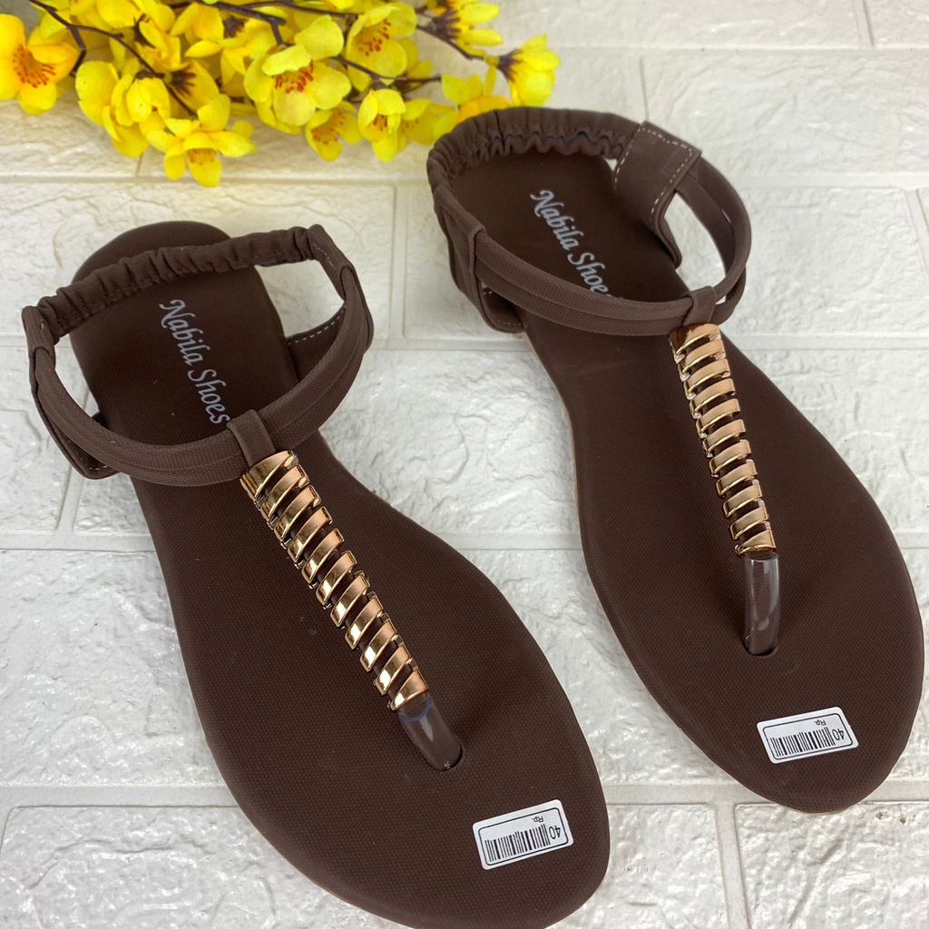 [TAMAN SEPATUKU]SENDAL DEWASA PEREMPUAN YOLANDA JEPIT UK 37-40 BDX08