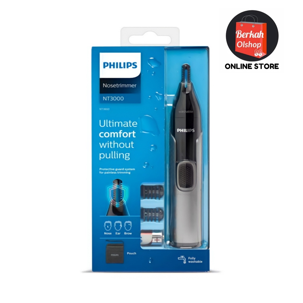 Berkah Oldshop 88 - Philips Nose Trimmer NT3650/16 Pencukur Bulu Hidung