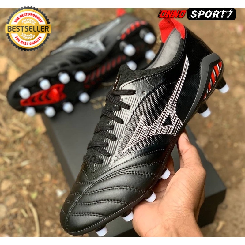 Sepatu Bola Mizuno Beta 3 Black Red