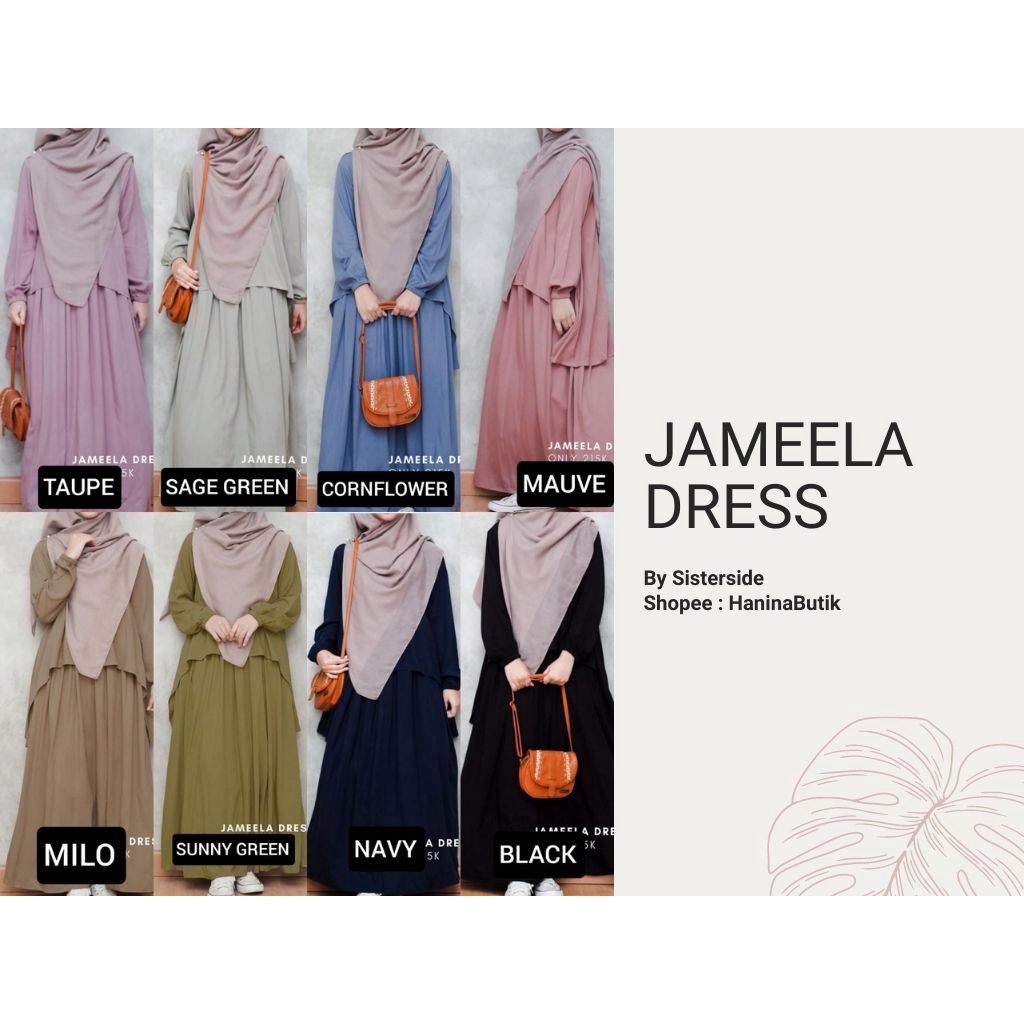 JAMEELA DRESS by SISTERSIDE / SISTRSIDE