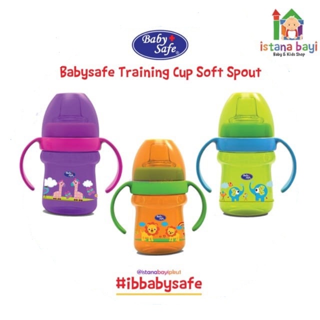 Baby Safe Soft Spout 125 ml AP005 - Botol minum bayi/peralatan Mpasi/baby Safe botol