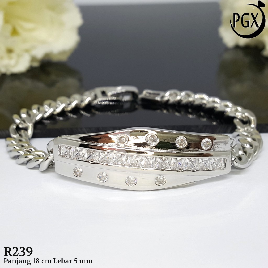 PGX Gelang Tangan Xuping Wanita Perhiasan Lapis Emas Aksesoris Fashion Premium - R239