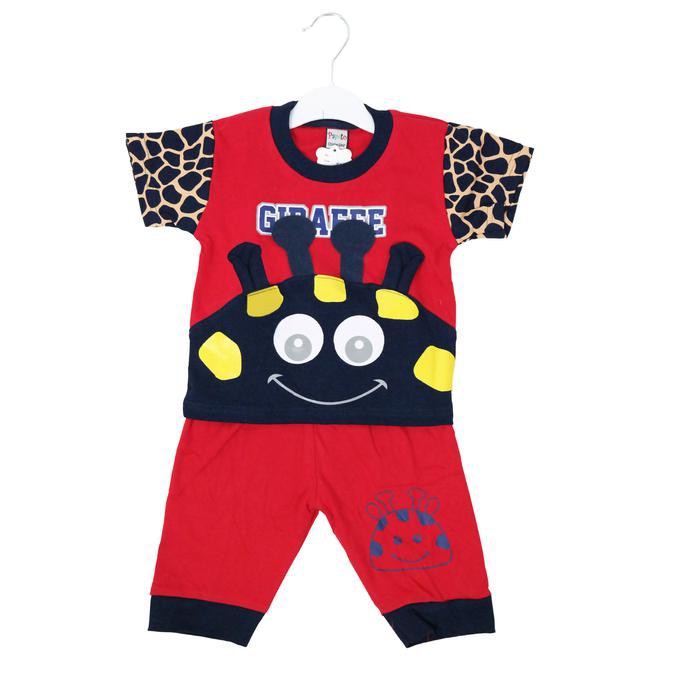 BAJU ANAK SETELAN JOGER ST 604 - Merah