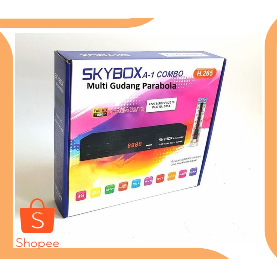Dijual sparepart Receiver Skybox A1 Combo  DVB S2 & T2 HEVC 265  20DEZ Murah